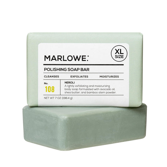 MARLOWE. front packaging showing sage and fir scent and eco wrapper benefits
