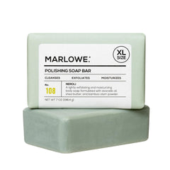 MARLOWE. front packaging showing sage and fir scent and eco wrapper benefits