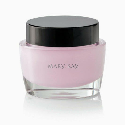 Mary Kay cream front jar showing product and brand, highlights daily hydration benefit