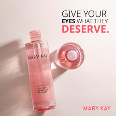 Mary Kay bottle on vanity ready for nightly routine and quick cleansing