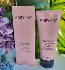 Mary Kay pump dispenser detail demonstrating controlled dispensing and hygienic use