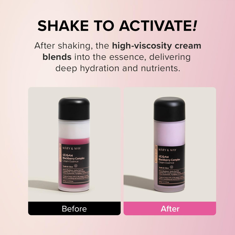 Mary&May used in a skincare routine with serum for layering benefit
