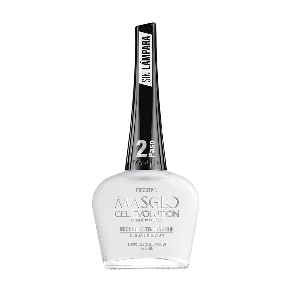 MASGLO front packaging showing three 0.5 oz bottles and glossy finish benefit