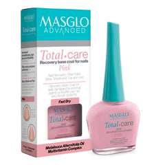 MASGLO front packaging showing bottle and label with product benefits