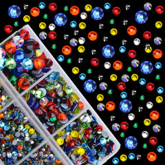 MASSIVE BEADS close-up faceting detail highlighting high-refraction sparkle