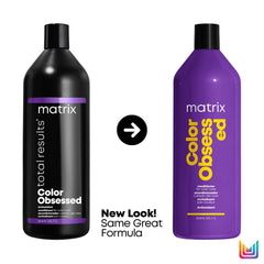 MATRIX pump top and label detail highlighting easy dispensing and professional packaging