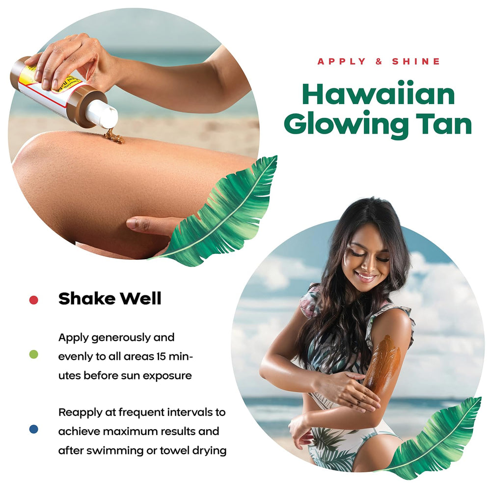 Maui Babe after-browning bottle detail emphasizing color-preserving finish