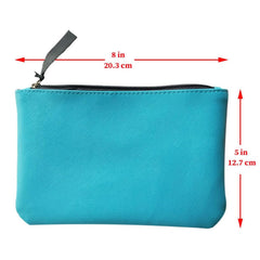 Nautical Crush Trading Maui Babe two bottles with blue makeup bag showing convenient travel storage