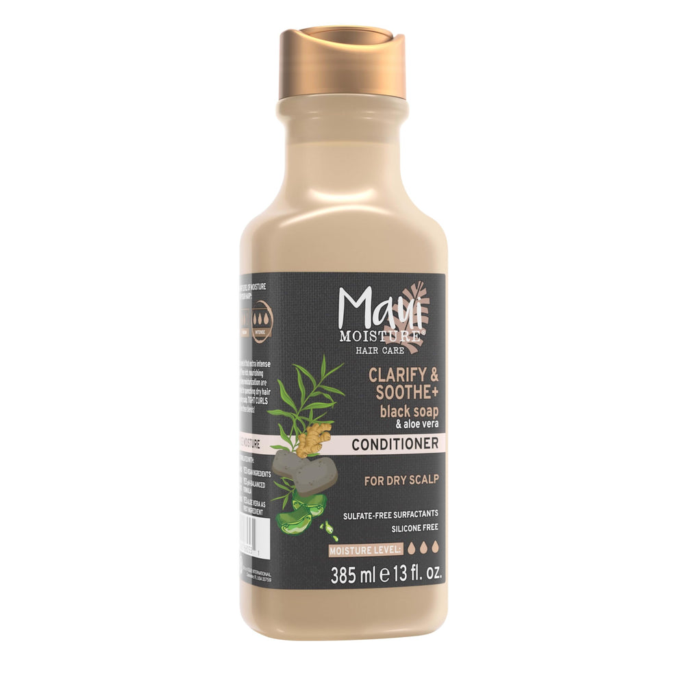 Maui Moisture styled curls after use showing defined, soft results