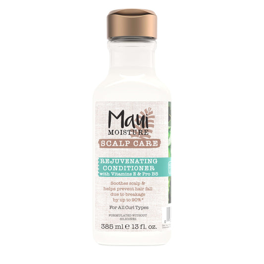 Maui Moisture front packaging showing bottle and calming benefits