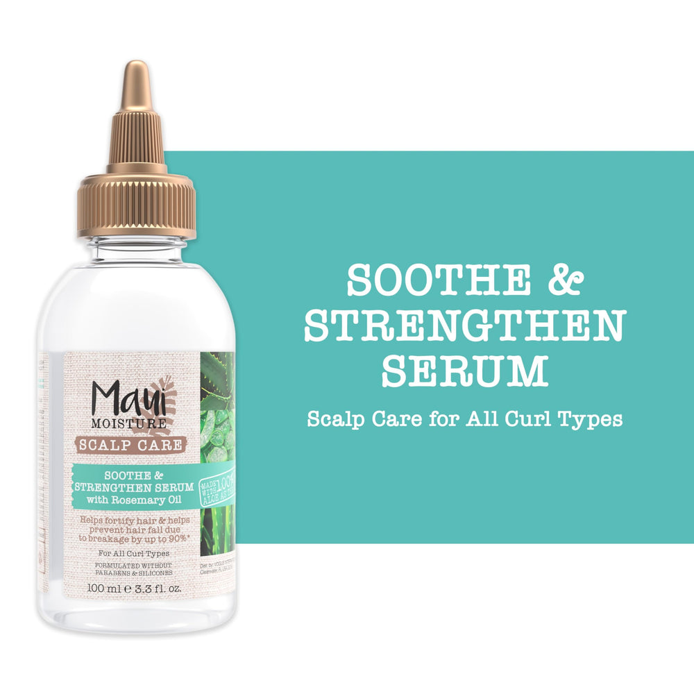 Maui Moisture label detail focusing on silicone-free, vegan formulation benefit