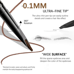 MAVENI double-ended pencil full view displaying tip and spoolie
