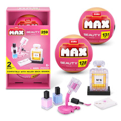 MAX front packaging showing both perfume and nail polish builds, ready to gift