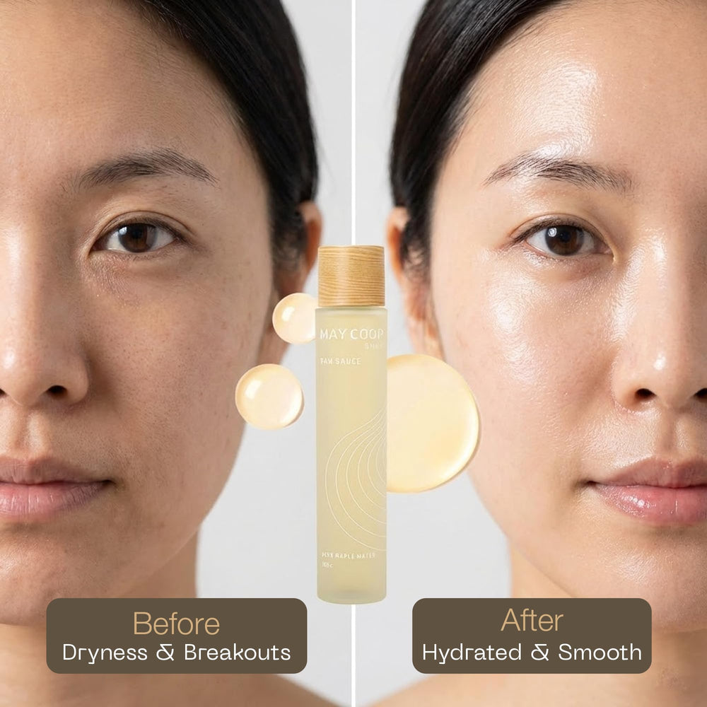 may coop bottle staged with cotton pad, convenient daily routine benefit