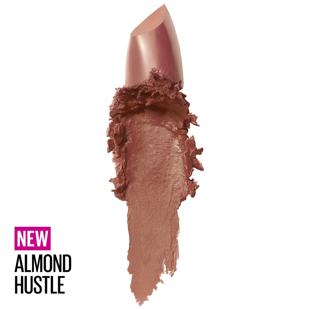 Maybelline closed tube of Almond Hustle, compact design for on-the-go use