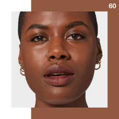 MAYBELLINE before and after comparison highlighting smoother complexion