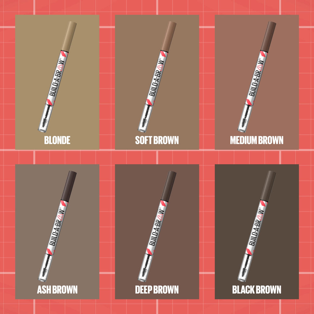 MAYBELLINE product in use on an eye area for quick everyday brow shaping
