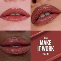 MAYBELLINE contoured bullet close-up for precise lip shaping benefit