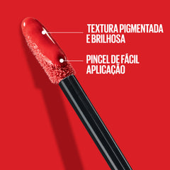 MAYBELLINE cap and label detail showing clear shade ID benefit