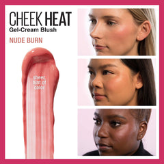 MAYBELLINE gel‑cream texture close-up highlighting smooth blendability benefit