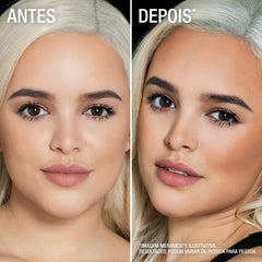 MAYBELLINE swatch on forearm comparing lighter and darker bronzer tones for color selection