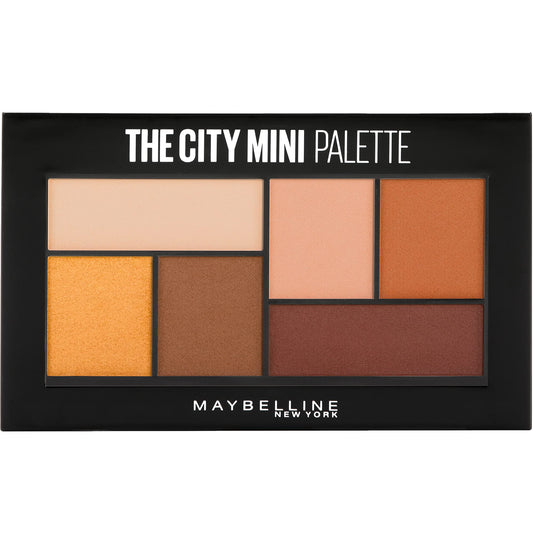 Maybelline front packaging of Hi-Rise Sunset showing brand and easy portability