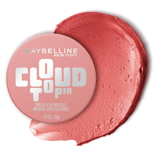 MAYBELLINE Cloudtopia front packaging showing Dreamy Dawn shade and benefits
