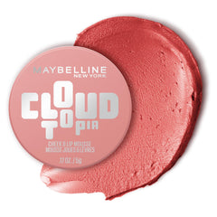 MAYBELLINE Cloudtopia front packaging showing Dreamy Dawn shade and benefits