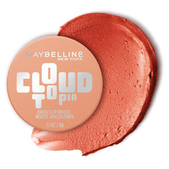 Maybelline Cloudtopia front packaging showing shade Solar Serenity and benefit of pigment