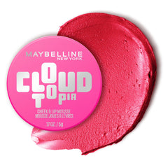MAYBELLINE Cloudtopia front view showing compact mousse and shade Pink Daydream