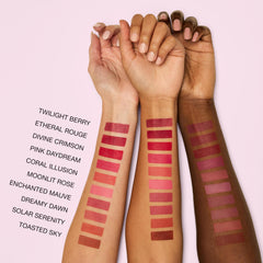 Maybelline Cloudtopia shades laid out showing color options for mixing