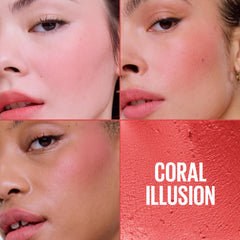 MAYBELLINE close-up of mousse texture showing whipped finish and blendability