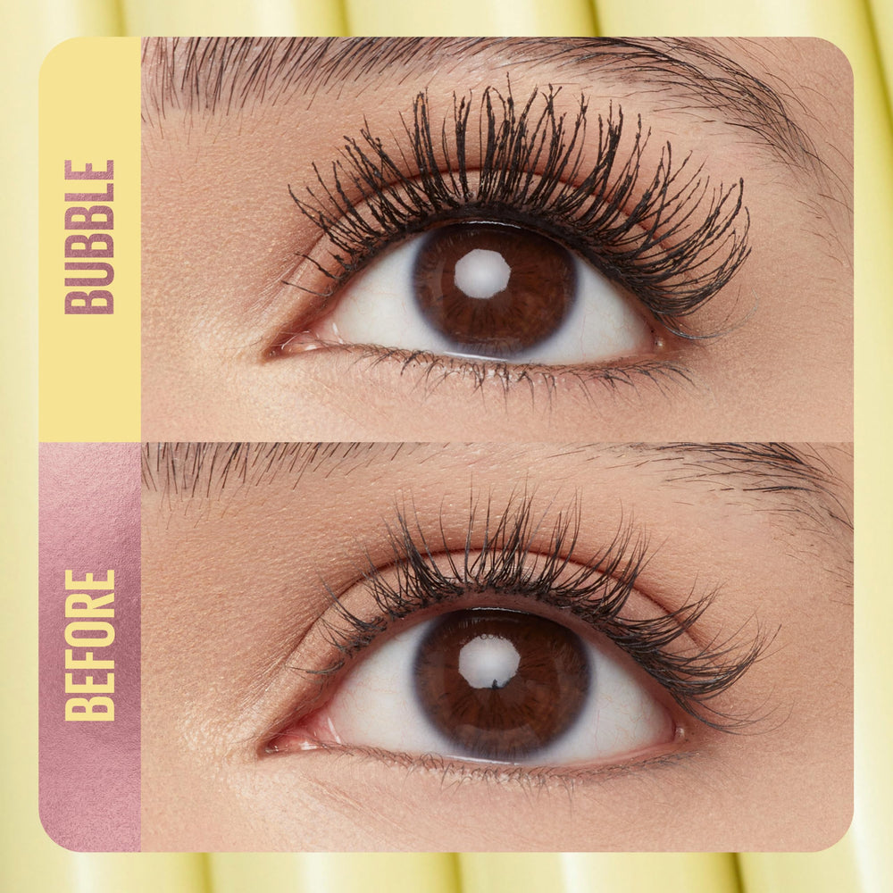 Maybelline closeup of spiral inflator-comb wand delivering precise separation