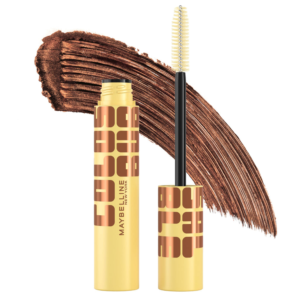 Maybelline Colossal Bubble wand close-up highlighting spiral inflator comb for lift