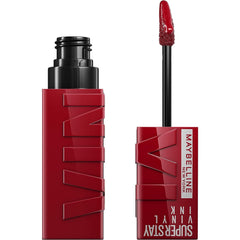 MAYBELLINE cranberry red front packaging showing product benefit of intense pigment