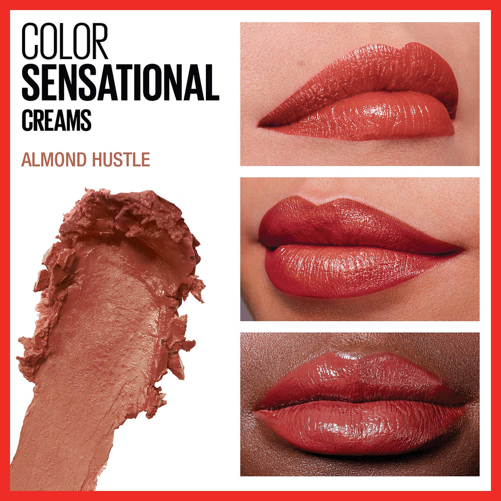 Maybelline creamy texture close-up revealing smooth finish and hydration