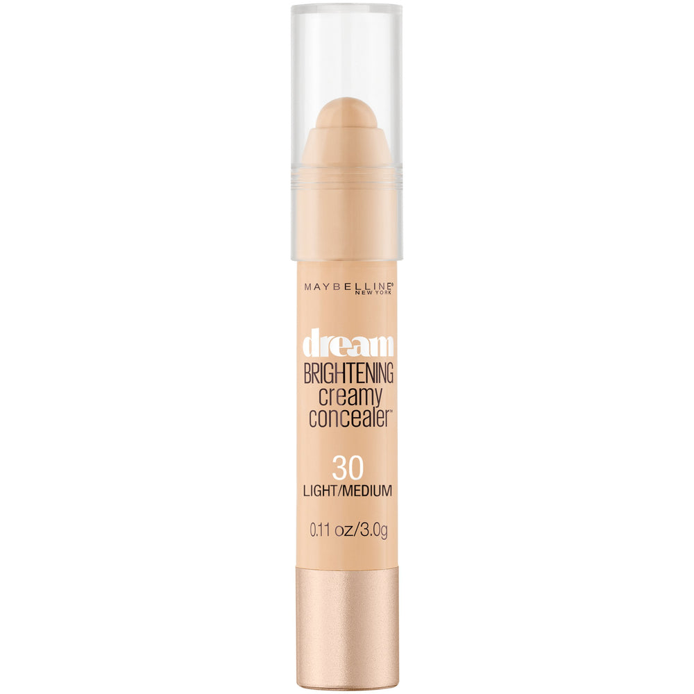 MAYBELLINE concealer cap off revealing creamy tip, for precise targeted application