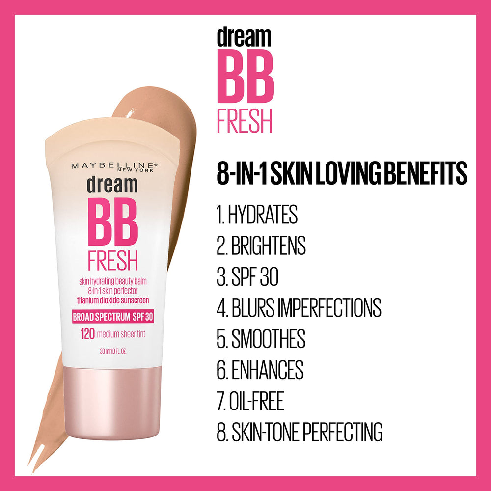 MAYBELLINE finger blending BB cream showing easy, even application