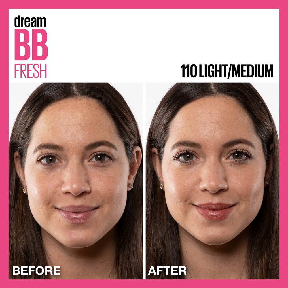 MAYBELLINE model wearing light/medium shade for natural skin-evening look