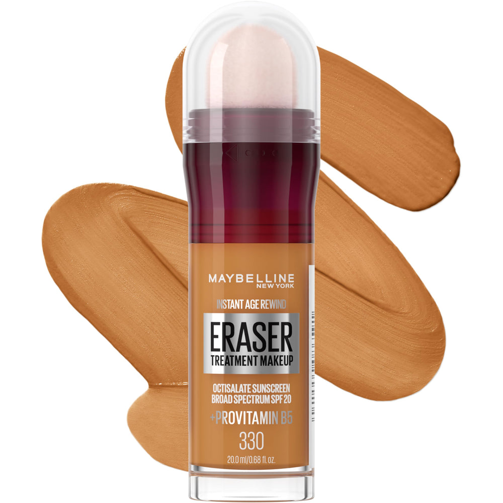 Maybelline foundation front packaging showing shade and SPF benefit