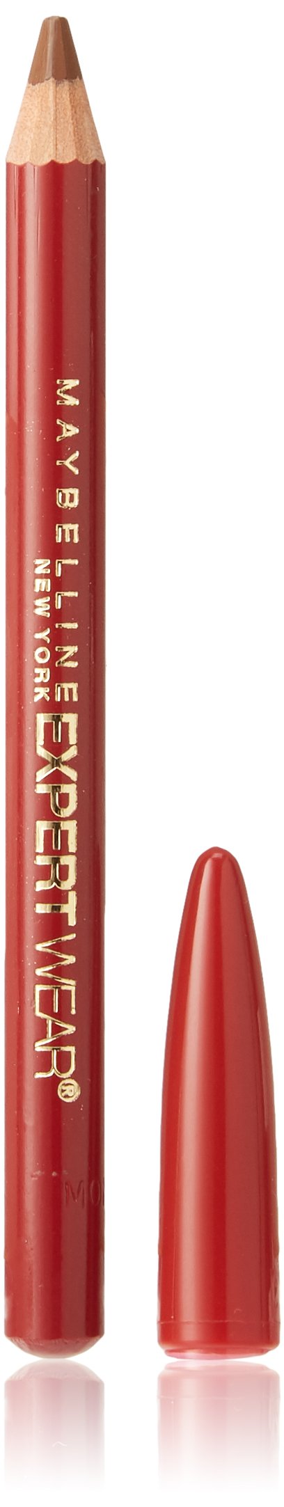 Maybelline Expert Eyes pencil front packaging showing medium brown shade for natural definition