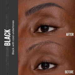 Maybelline close-up of ultra-slim tip demonstrating fine hair-like strokes