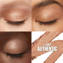 maybelline close-up tip texture showing creamy shimmer and smooth blend