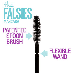 MAYBELLINE before and after lashes showing dramatic volume increase