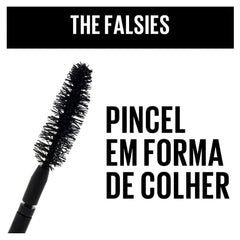 Maybelline Falsies fiber texture macro highlighting pro-keratin fibers for fuller lashes
