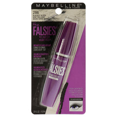 Maybelline product front packaging showing blackest black shade and benefits