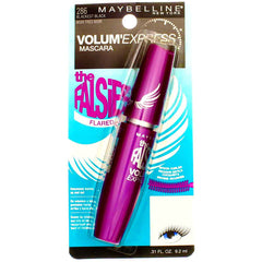 Maybelline Falsies formula swipe on skin showing rich black pigment for bold definition benefit