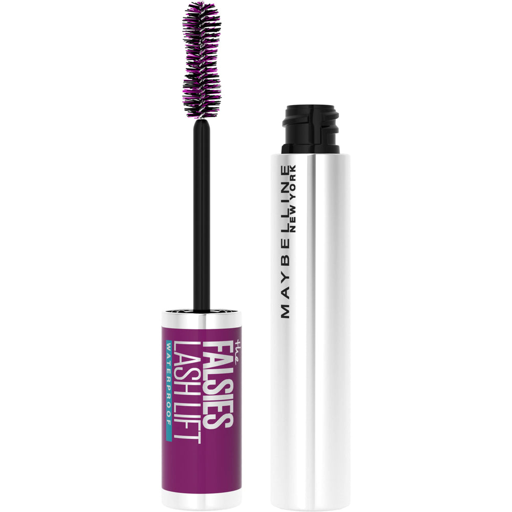 MAYBELLINE front packaging shot showing product and bold black shade benefit