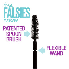 Maybelline mascara formula swatch showing smooth buildup benefit