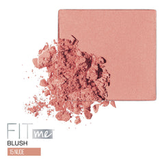MAYBELLINE open pan close-up revealing smooth powder texture for even application